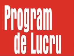 Program de Lucru